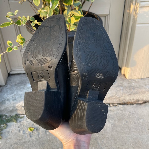 Black Route 66 Heeled Ankle boots - size 6.5 - Picture 7 of 7